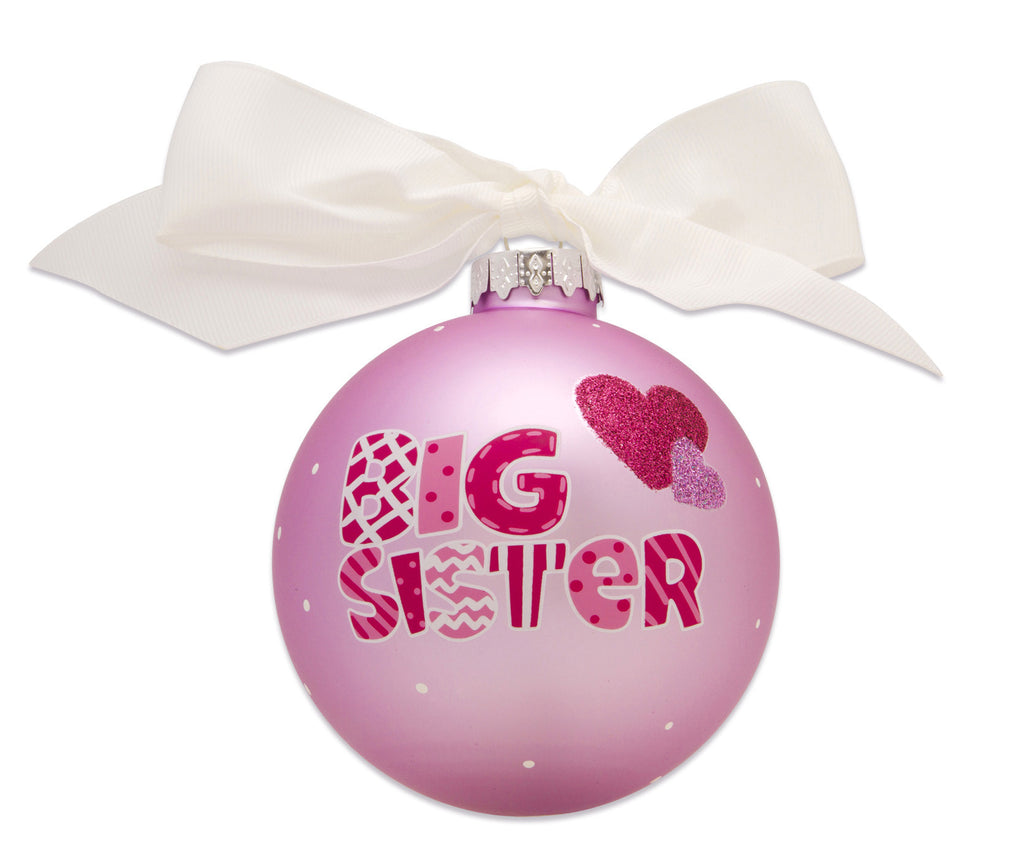 GB011 - Big Sister Glass Ball Christmas Ornament