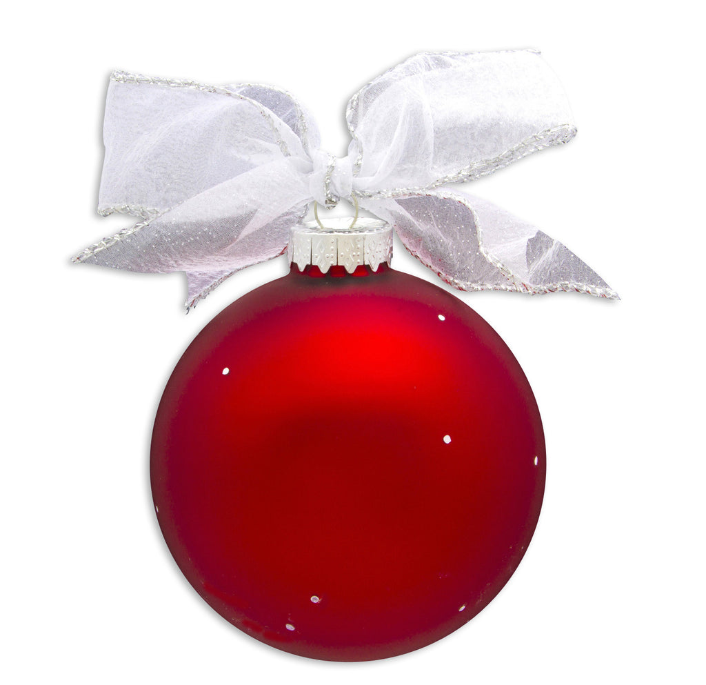 GB020 - #1 Dad Glass Ball Christmas Ornament