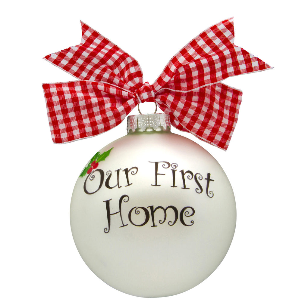 GB040 - Our 1st Home Glass Ball Christmas Ornament