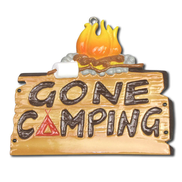 OR1131 - Gone Camping Personalized Christmas Ornaments