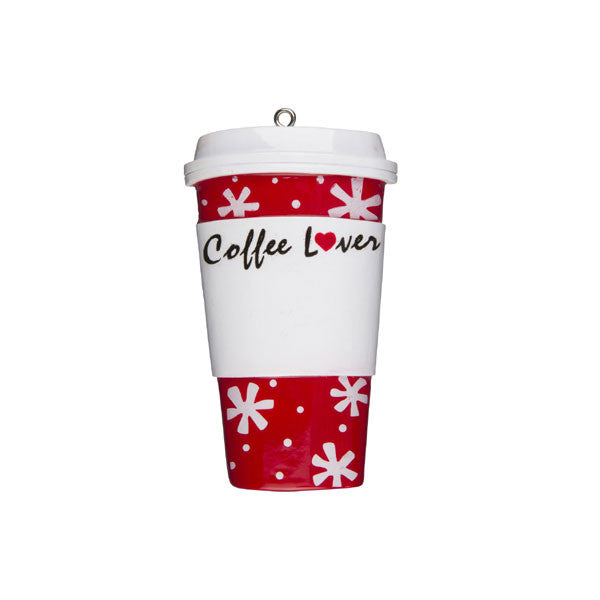 OR1168 - Coffee Lover Cup Personalized Christmas Ornaments