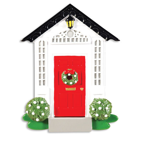 OR1373 - Door With Peak Personalized Christmas Ornament