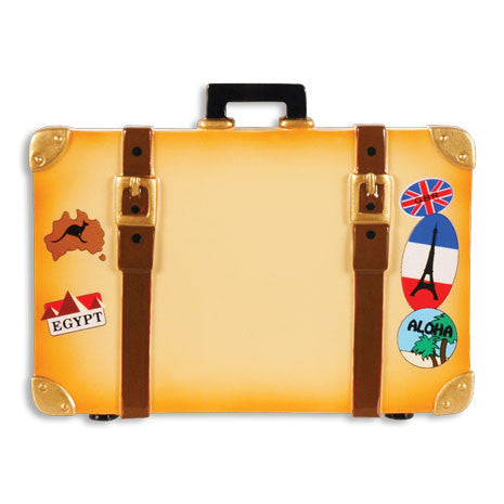 OR1440 - World Travel Trunk Personalized Christmas Ornament