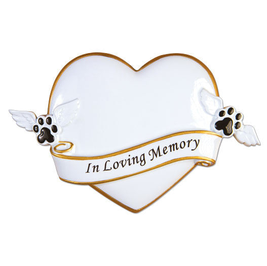 OR1482 - R.I.P Memorial Personalized Christmas Ornament