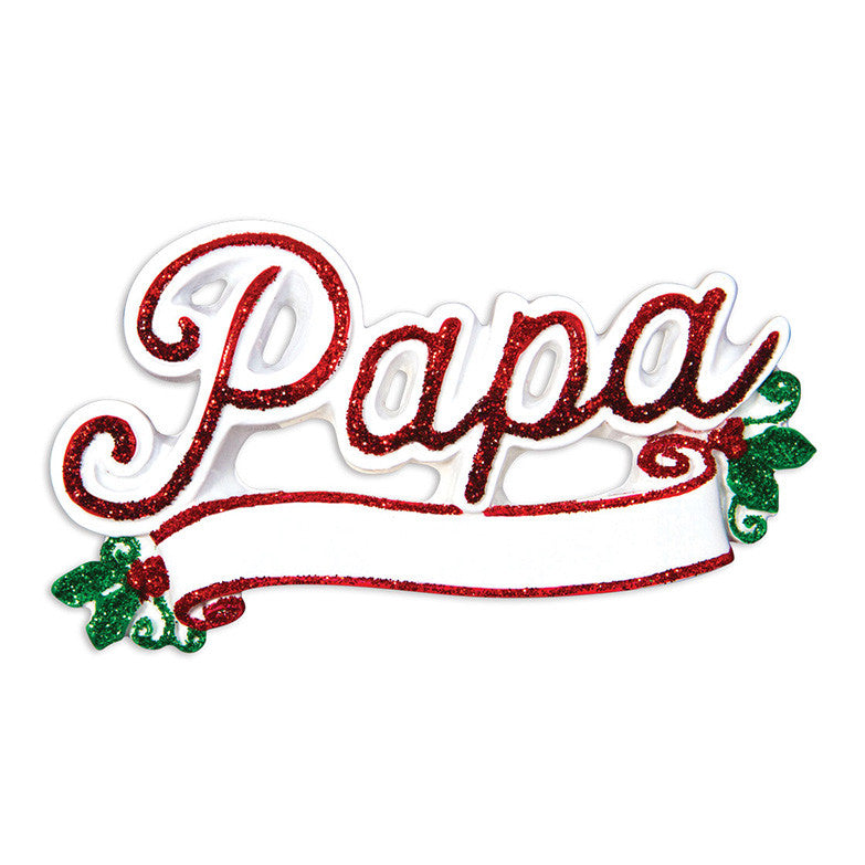 OR1517 - New Papa Christmas Ornament