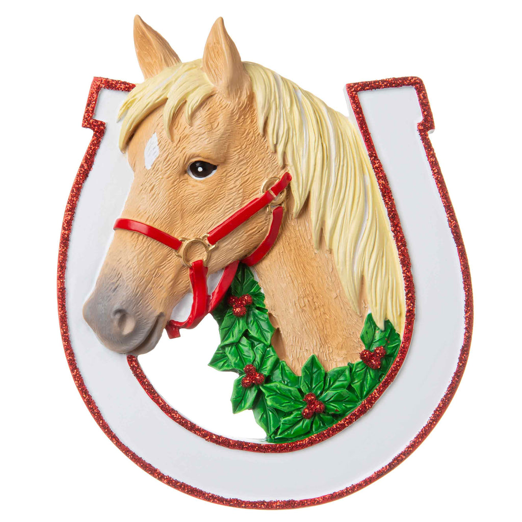 OR1708-A - Horse (Assorted) Personalized Christmas Ornament