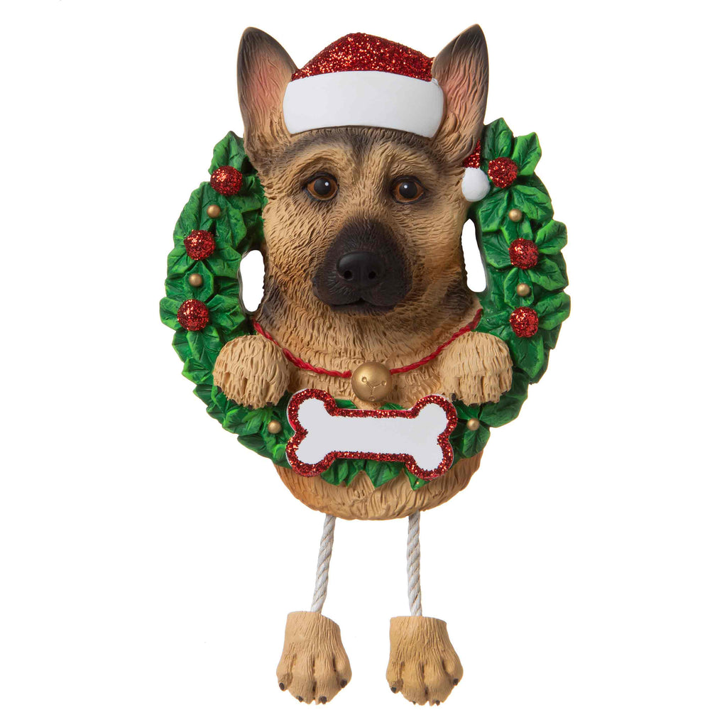 OR1712-GS - German Shepherd (Pure Breed) Personalized Christmas Ornament