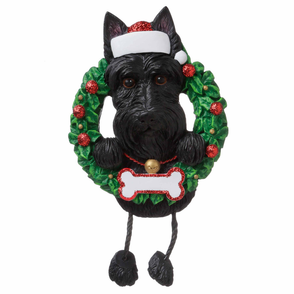 OR1712-SC - Scottie (Pure Breed) Personalized Christmas Ornament