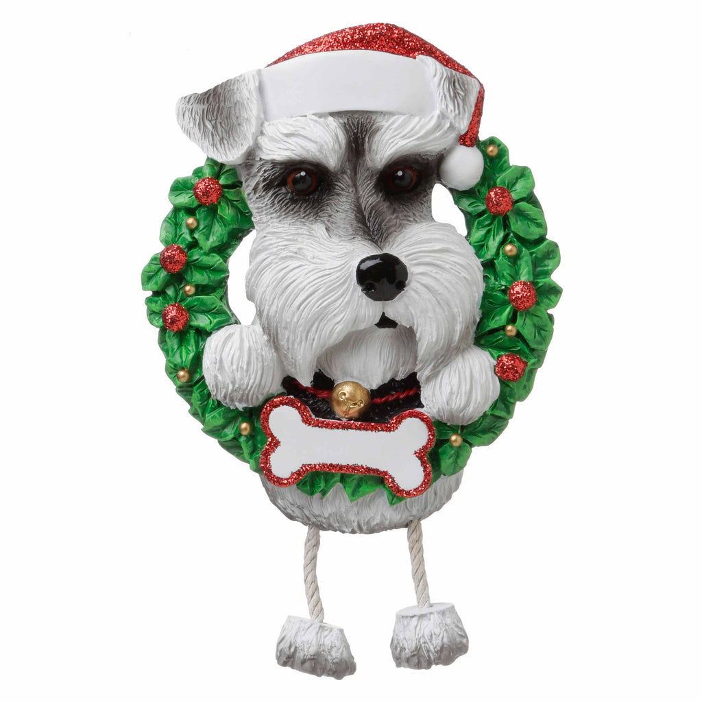 OR1712-SN - Schnauzer (Pure Breed) Personalized Christmas Ornament