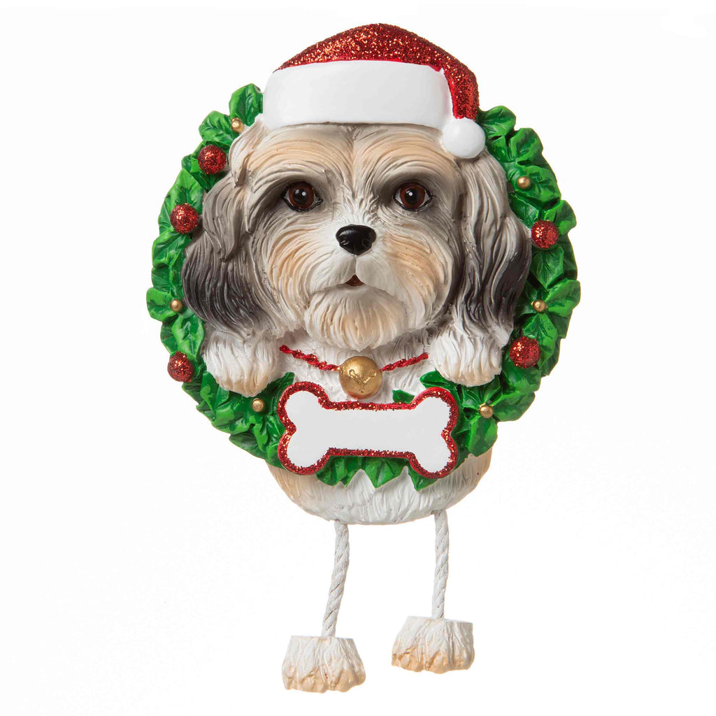 OR1712-ST - Shih Tzu (Pure Breed) Personalized Christmas Ornament
