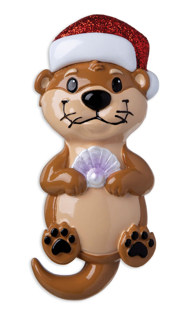 OR1914 - Otter Personalized Christmas Ornament