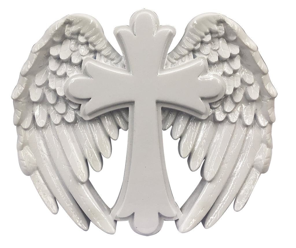 OR2125 - Cross With Wings Personalized Christmas Ornament