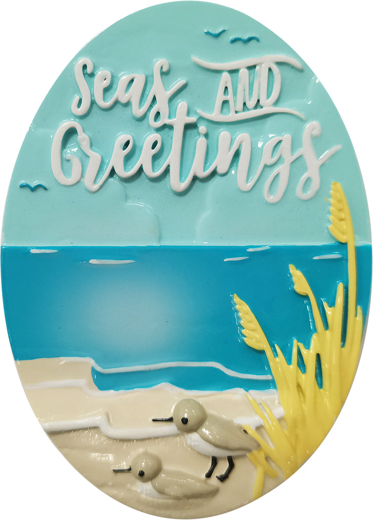 OR2388 - Seas and Greetings Personalized Christmas Ornament