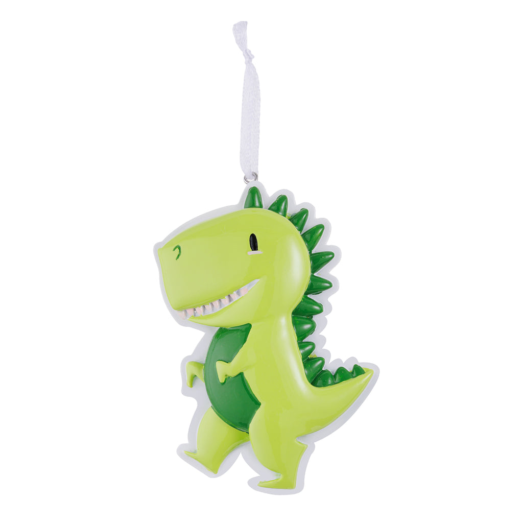 OR2492 - Cutesy Green Dino Personalized Christmas Ornament