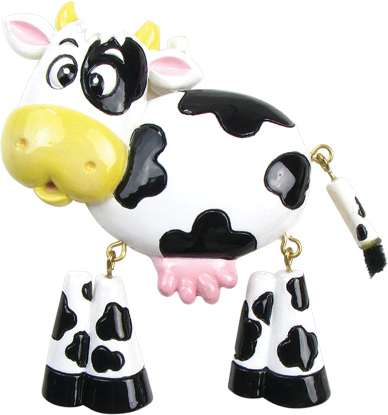 OR841-COW - Cow Personalized Christmas Ornament
